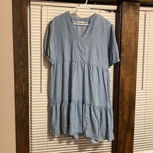 Denim colored dress
